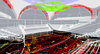 Lotte concert hall acoustics representation Construction