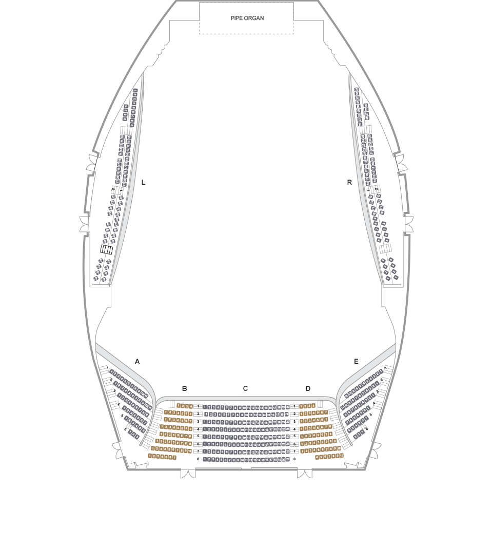 객석 1층 게이트 안내 이미지